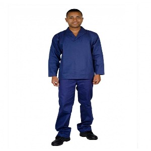 Uniforme de brim azul